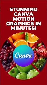 Simple Canva Animation - Motion Graphics Design Tutorial