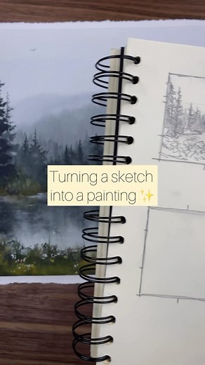 4.1K views · 142 reactions | Planning paintings out in a sketchbook...