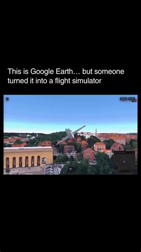 Artificial Intelligence | ChatGPT | Technology on Instagram: "This isn’t a game studio project. And it’s not backed by a billion-dollar company. This Google Earth flight simulator is fully open source. Built by a single developer using real-world satellite and map data. Every city you fly over is real. Every street, building, and horizon comes from actual Earth data. No scripted environments. No fake maps. Just the planet, rendered into something you can control. What makes this powerful isn’t j