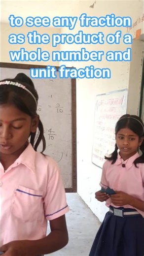 to compare like fractions with each other on the basis of repetition of unit fraction#math#education