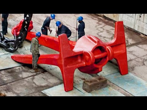 The Hypnotic Process of Maintaining Massive 50 Ton Ship Anchors