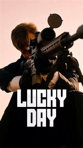 Lucky Day (2019) | He Tests the Rifle on the Street 🎯