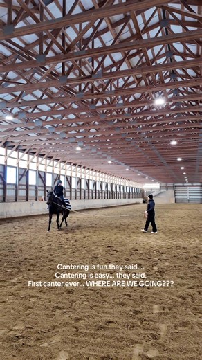 First Canter Experience: A Hilarious Ride