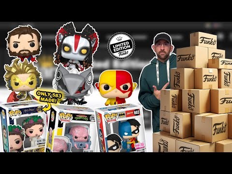 Opening EVERY NEW limited edition Funko Pop! (Funko Pop unboxing)