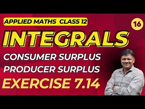 Integrals | Part 16 | Ex 7.14 | Application of integrals | Applied Mathematics class 12