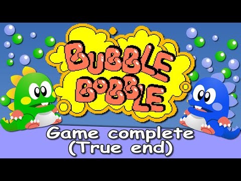 Bubble Bobble (Arcade) Full game complete (true ending) 🕹️ No deaths - No cheats - HD 60fps
