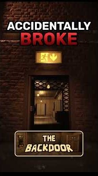 They Just BROKE The Backdoor #doors #roblox #robloxdoors #shorts