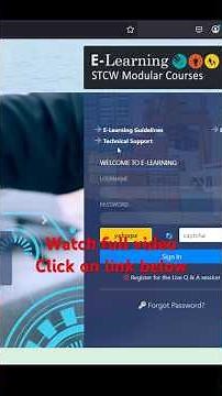 How to Enroll for E-Learning on DG-Shipping website