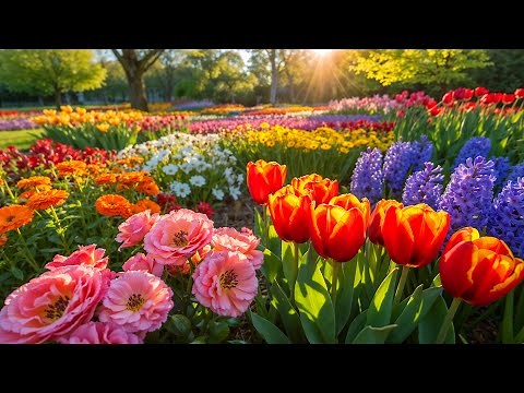 Spring Nature 🌷 Relaxing Piano Music & Birdsong for Healing, Stress Relief & Calm Nervous