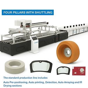 [Hot Item] Sanken Household Furniture Glass Silk Screen Printing Machine Hardening Glass Printing Machine