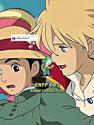 ENFP Anime Characters with 4w3 Personality Traits