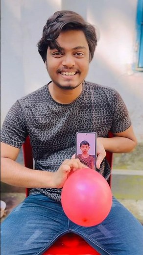 Inflating the balloon prank 🤭 #shorts #balloon