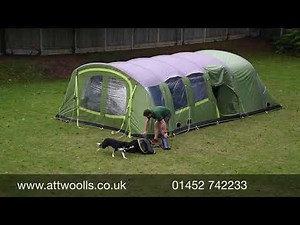 Coleman Weathermaster 6XL & 8XL Air Tent Pitching & Packing (Real Time) Video