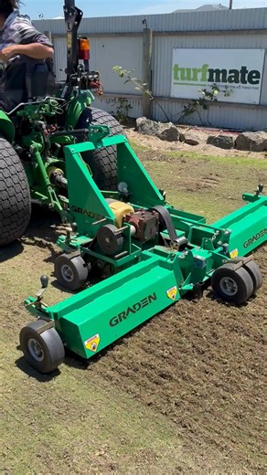 turfmate is swinging into 2026 with their new Graden Swing Wing VERTI-cutter SW04! 🙌 This tractor-mounted dethatcher features three individual floating heads that can verticut to a depth of 45mm. It’s built to handle undulations, making it ideal for all areas of the golf course including greens, tees and fairways. Get in touch with your Nuturf Equipment Solutions rep to add the Graden Swing Wing VERTI-cutter SW04 to your shed today! https://nuturf.com.au/verti-cutter-scarifier-sw04 #verticut #d