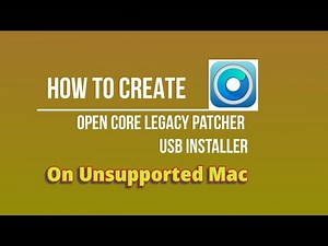 OCLP USB Installer Creation On Unsupported Mac