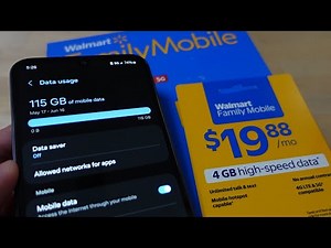 Walmart Family Mobile Experience After 115GB Data Used