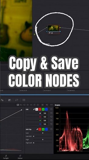 Copy a Color Node to Different Clip - DaVinci Resolve