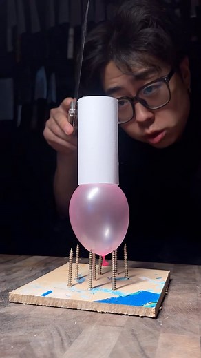 6.2K views · 51 reactions | Paper cone on balloon on nails, sharpness test! #fyp #knifesharpening #satisfying #knifesharpener #balloon #knife #immersivesharpening #shiventheknife #knifeshar #kitchenhacks #sharingiscaring #knifesharpener #satisfyin | Sharpening my Knife | Facebook