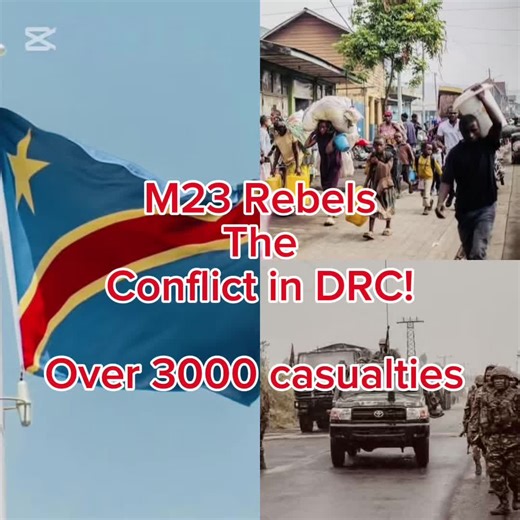 March 23 Movement (M23), is a rebel group operating in the eastern Democratic Republic of the Congo (DRC) . The group intensified its military activities, leading to significant territorial gains and escalating humanitarian concerns in eastern DRC . The situation remains fluid, despite ongoing military engagements and diplomatic initiative #drc #m23 #conflict #africa #warzone