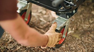 SuperHandy Utility Service Cart Power Wagon Wheelbarrow Electric 48V DC Powered 660Lbs Load and 1000Lbs+ Hauling Capacity Farm and Garden All Purpose Modular Cargo Bed