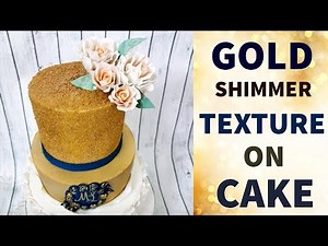 Glitter Edible Cake | Easy & Quick Cake Recipes