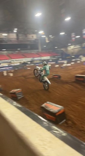 Motocross Action: Thrilling Indoor Arena Racing