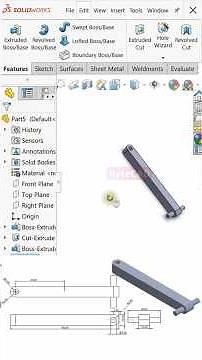 SOLIDWORKS Beginner Exercise #3 | #3dmodeling #mechanicaldesign #cadtutorial #productdesign #3d #cad