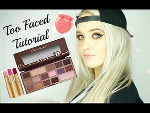 Too Faced Chocolate Bar Tutorial | Better than mascara