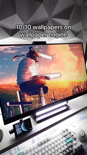 Brian Dinh | NIGHTPARADE on Instagram: "ALL WALLPAPERS 🔗 IN BIO Wallpaper Engine is on Steam. Rainmeter tutorial for the day/date is linked in my bio @nightxparade Comment "Wallpaper" and I'll send you the link to my wallpaper collections. #gamingsetup #pcsetup #pcgaming #pcgamer #wallpaperengine #wallpapers #wallpaper"