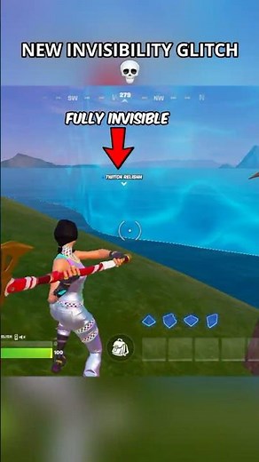 BROKEN Invisibility Glitch 💀 #relishh #fortnite