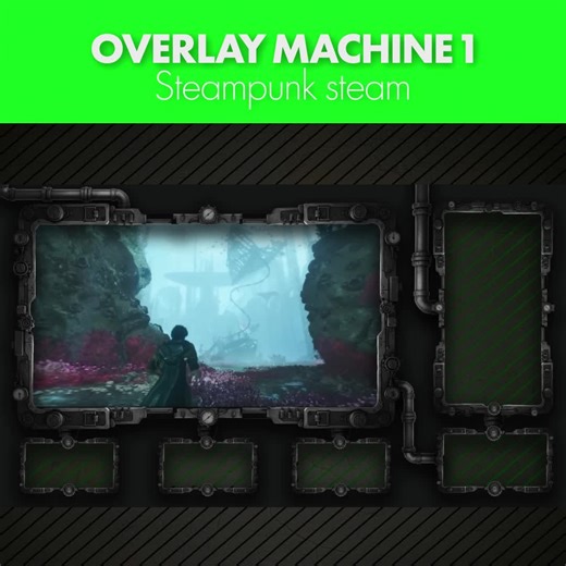 Give your stream a clean and immersive look with this static overlay designed to frame your content with style and clarity. This layout is perfect for Twitch, OBS, YouTube and any streaming setup, offering a polished structure that highlights your gameplay, webcam and panels without distraction. This overlay is ideal for streamers who want a strong visual identity and a professional presentation. Whether you are upgrading your current setup or building a full theme, this design brings a unique a