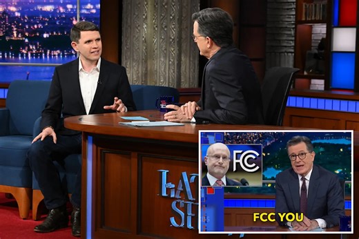 Stephen Colbert rips CBS for pulling interview with Trump critic James Talarico over regulatory concerns: ‘FCC you’