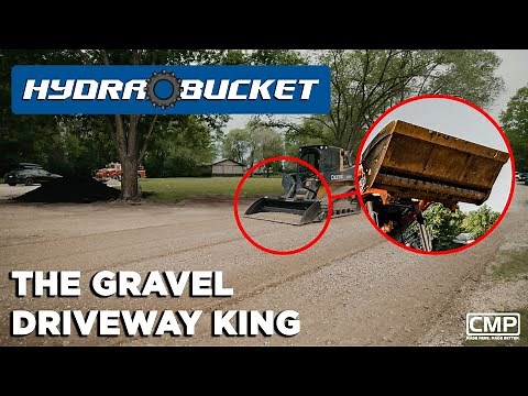 Gravel Driveway Refresh with a CMP Hydra Bucket