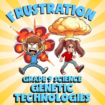 Genetic Technologies FRUSTRATION Science Game - No Prep Grade 9 Review