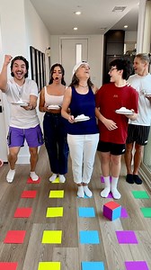 Winner gets Super Prize, Losers get Pie to Face The family competes to see who can get through all their squares first to win the prize--losers get pies to their faces. #familygamenight #family #games #challenges | Grandma's World