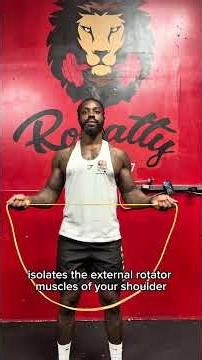 Dynamic Warm-Up Exercise: Banded W (Shoulder Stability)