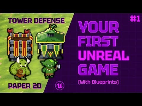 Tower Defense With Paper 2D Tutorial | Unreal Engine 5 Blueprint (Beginner Friendly) - Part 1