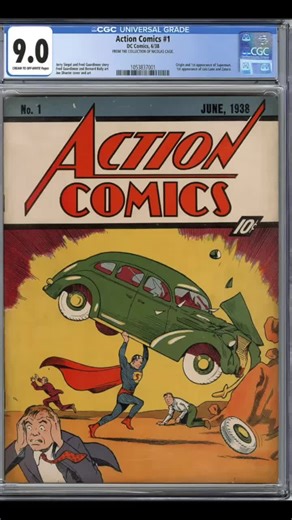 Action Comics sells for record $15 million #superman #comicbooks #dccomics #comictok