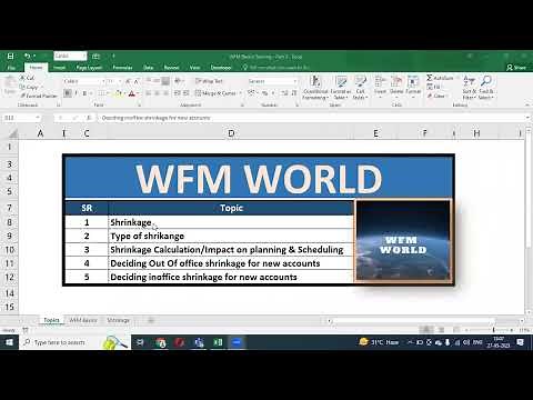 WFM Basics Training - Part 3