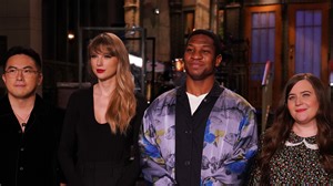 383K views · 7.7K reactions | Jonathan Majors hosts with musical guest Taylor Swift THIS SATURDAY! | Saturday Night Live | Facebook