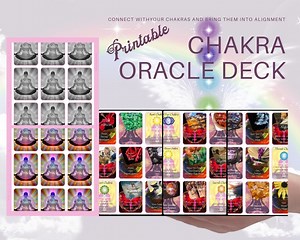 Chakra Oracle Deck--Print At Home, PDF File