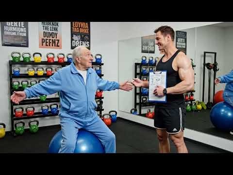 Opa im Fitnessstudio - Fitness Fails & Gym Katastrophen | Lustige Comedy