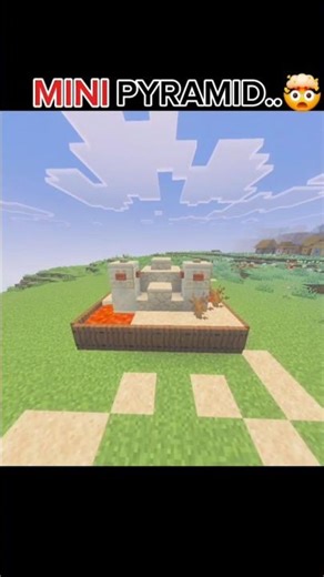 MINI PYRAMID...🤯 || #minecraft #shorts #viral #popular