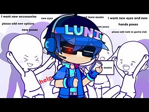 the gacha community after luni updated gacha club and life🤧🥲