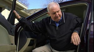 Original Car Cane Multifunctional Auto Assist Vehicle Handle Auto Cane with Built in LED Flashlight, Seatbelt Cutter Window Breaker Car Handle Car Assist Batteries Included