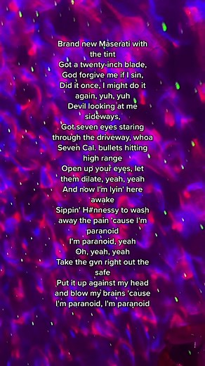 Chase Atlantic Paranoid Full Lyrics Analysis