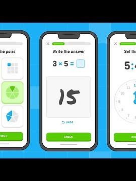 DUOLINGO Math Course First Lesson | Beginner Math | Can you get them all right? Cuteek 💚 #Duolingo