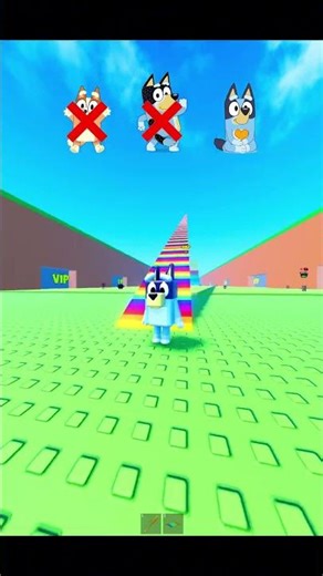Bluey BARELY Escaped the Wave 🚨😳 Roblox Ramp Race #roblox #robloxshorts