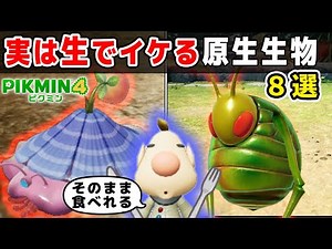 【ピクミン4】実は生で食べれる原生生物8選【ルーイメモ】