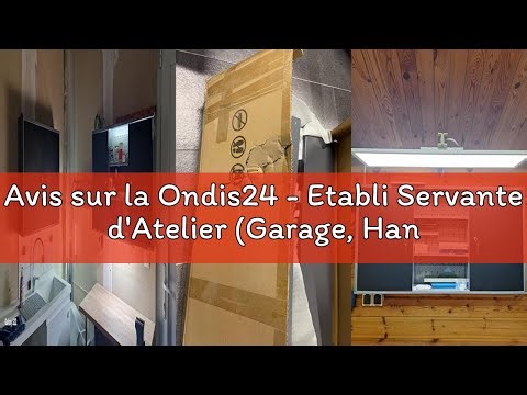 Avis sur la Ondis24 - Etabli Servante d'Atelier (Garage, Hangar) - Armoire à Outils